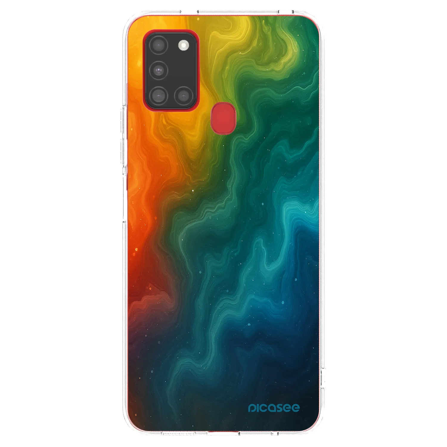Picasee silikónový prehľadný obal pre Samsung Galaxy A21s - Solar