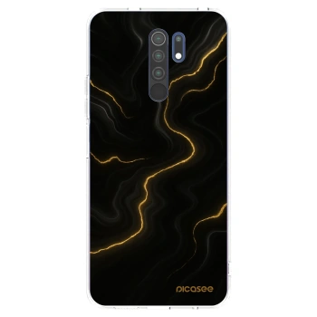 Picasee silikónový prehľadný obal pre Xiaomi Redmi 9 - Thunder