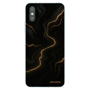 Picasee silikónový prehľadný obal pre Xiaomi Redmi 9A - Thunder