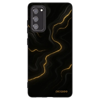 Picasee silikónový čierny obal pre Samsung Galaxy S20 FE - Thunder