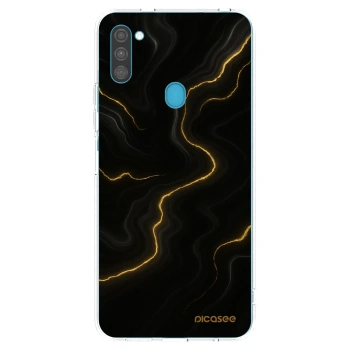 Picasee silikónový prehľadný obal pre Samsung Galaxy M11 - Thunder
