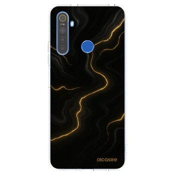 Picasee silikónový prehľadný obal pre Realme 5 - Thunder