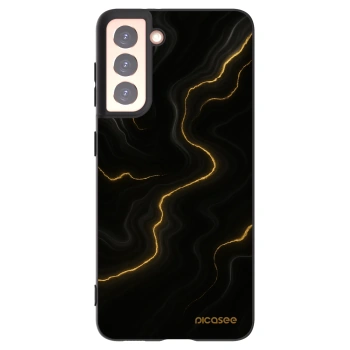 Picasee silikónový čierny obal pre Samsung Galaxy S21 5G G991B - Thunder