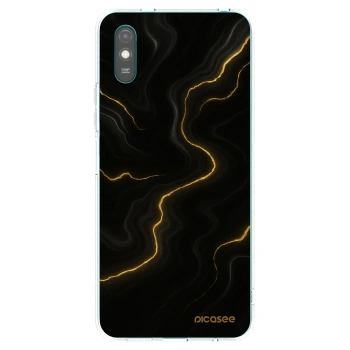 Picasee silikónový prehľadný obal pre Xiaomi Redmi 9AT - Thunder