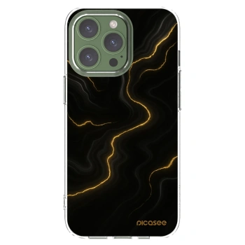 Picasee silikónový prehľadný obal pre Apple iPhone 13 Pro - Thunder