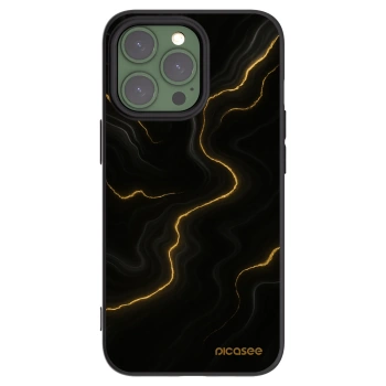 Picasee silikónový čierny obal pre Apple iPhone 13 Pro - Thunder