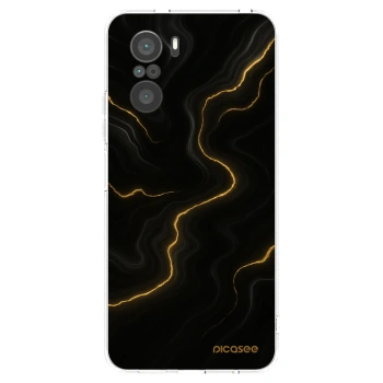 Picasee silikónový prehľadný obal pre Xiaomi Poco F3 - Thunder