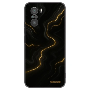 Picasee silikónový čierny obal pre Xiaomi Poco F3 - Thunder