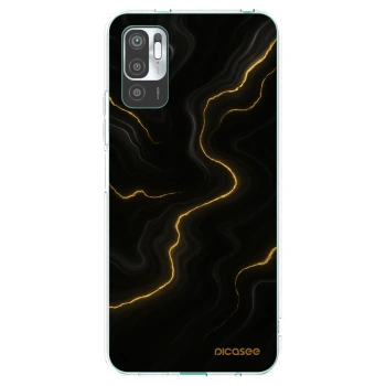 Picasee silikónový prehľadný obal pre Xiaomi Redmi Note 10 5G - Thunder