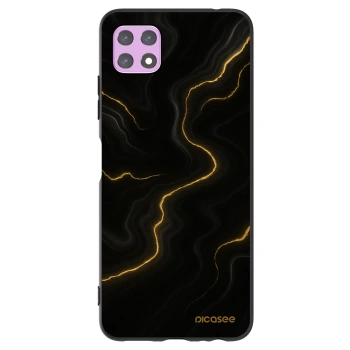 Picasee silikónový čierny obal pre Samsung Galaxy A22 A226B 5G - Thunder