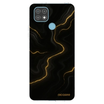 Picasee silikónový prehľadný obal pre Realme C21 - Thunder