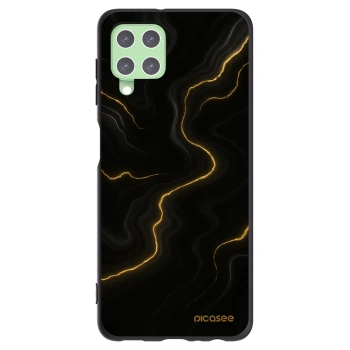 Picasee silikónový čierny obal pre Samsung Galaxy A22 A225F 4G - Thunder