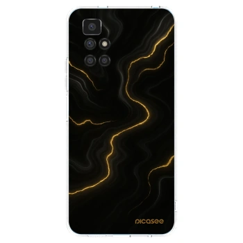 Picasee silikónový prehľadný obal pre Xiaomi Redmi 10 - Thunder
