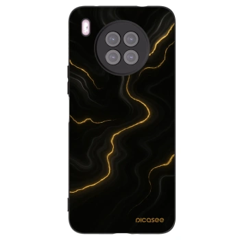Picasee silikónový čierny obal pre Huawei Nova 8i - Thunder