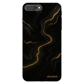 Picasee silikónový prehľadný obal pre Apple iPhone 7 Plus - Thunder