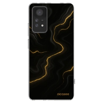Picasee silikónový prehľadný obal pre Xiaomi Redmi Note 11 Pro - Thunder