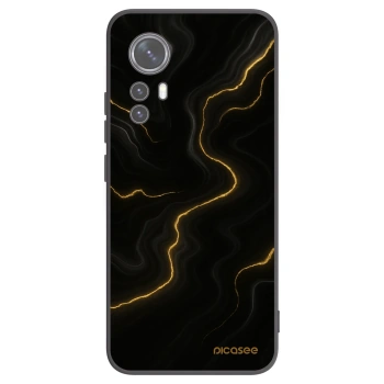 Picasee silikónový čierny obal pre Xiaomi 12 - Thunder
