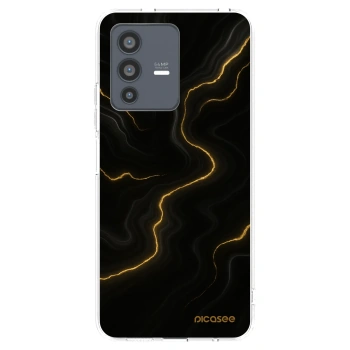 Picasee silikónový prehľadný obal pre Vivo V23 5G - Thunder