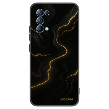 Picasee silikónový čierny obal pre OPPO Reno 5 5G - Thunder