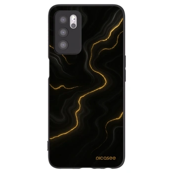Picasee silikónový čierny obal pre OPPO A16s - Thunder