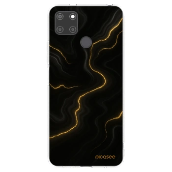 Picasee silikónový prehľadný obal pre Realme C21Y - Thunder