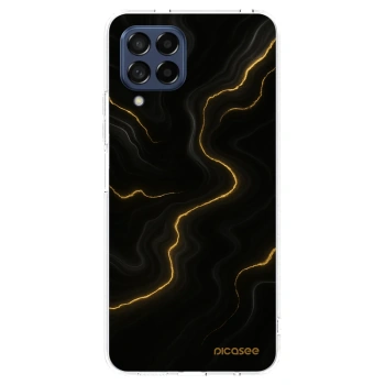 Picasee silikónový prehľadný obal pre Samsung Galaxy M53 5G - Thunder