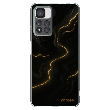 Picasee silikónový prehľadný obal pre Xiaomi Redmi Note 11 Pro+ 5G - Thunder