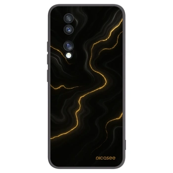 Picasee silikónový čierny obal pre Honor 70 - Thunder