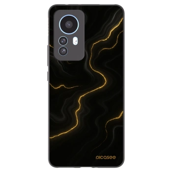 Picasee silikónový čierny obal pre Xiaomi 12T Pro - Thunder