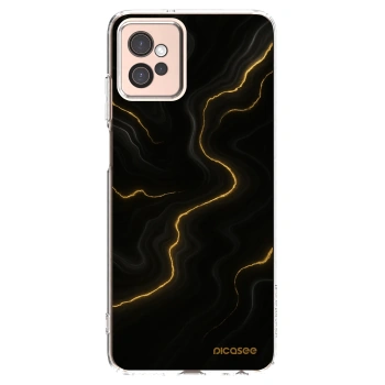 Picasee silikónový prehľadný obal pre Motorola Moto G32 - Thunder