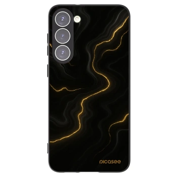 Picasee silikónový čierny obal pre Samsung Galaxy S23+ 5G - Thunder