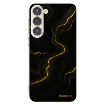 Picasee silikónový prehľadný obal pre Samsung Galaxy S23+ 5G - Thunder