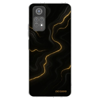 Picasee silikónový prehľadný obal pre Xiaomi Redmi Note 11S 5G - Thunder
