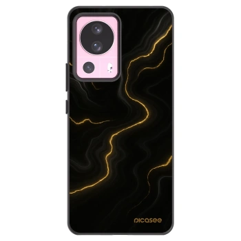 Picasee silikónový čierny obal pre Xiaomi 13 Lite - Thunder