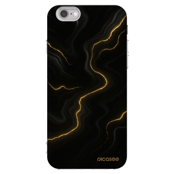 Picasee silikónový prehľadný obal pre Apple iPhone 6/6S - Thunder
