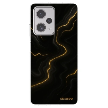 Picasee silikónový prehľadný obal pre Xiaomi Redmi Note 12 Pro+ 5G - Thunder