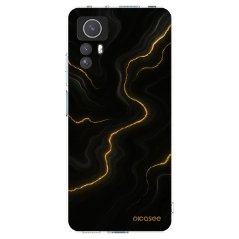 Picasee silikónový prehľadný obal pre Xiaomi Redmi Note 12S - Thunder