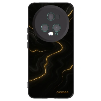 Picasee silikónový čierny obal pre Honor Magic5 Pro - Thunder