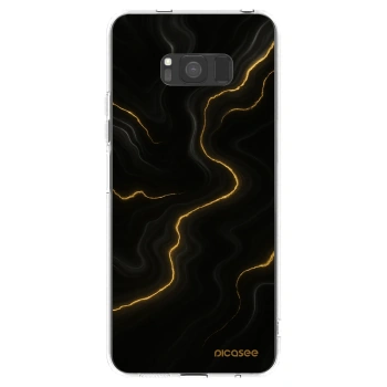 Picasee silikónový prehľadný obal pre Samsung Galaxy S8 G950F - Thunder
