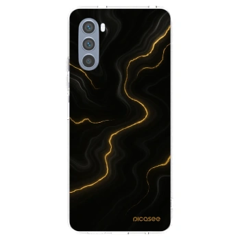 Picasee silikónový prehľadný obal pre Motorola Moto G62 - Thunder