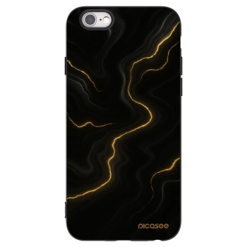 Picasee silikónový čierny obal pre Apple iPhone 6/6S - Thunder