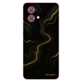Picasee silikónový prehľadný obal pre Motorola Moto G84 5G - Thunder