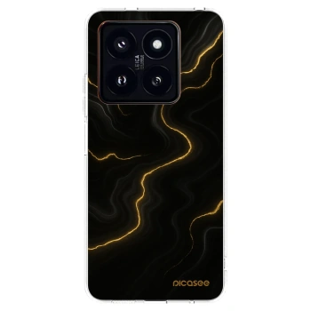 Picasee silikónový prehľadný obal pre Xiaomi 14 Pro - Thunder