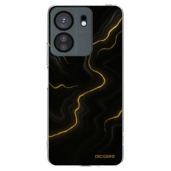Picasee silikónový prehľadný obal pre Xiaomi Redmi 13C 4G - Thunder
