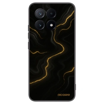 Picasee silikónový čierny obal pre Xiaomi Poco X6 Pro - Thunder