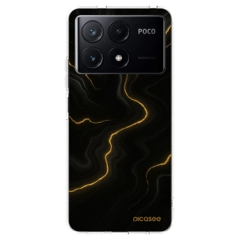Picasee silikónový prehľadný obal pre Xiaomi Poco X6 Pro - Thunder
