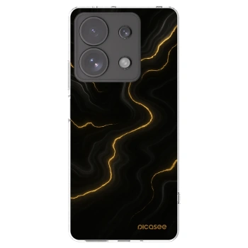 Picasee silikónový prehľadný obal pre Xiaomi Redmi Note 13 Pro 4G - Thunder