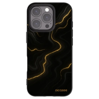 Picasee silikónový čierny obal pre Apple iPhone 16 Pro - Thunder