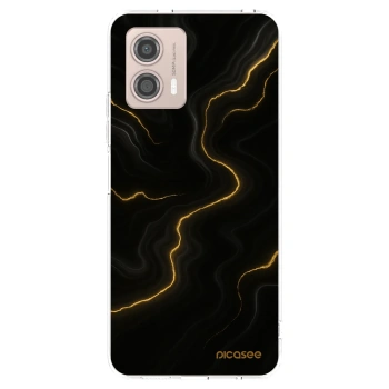 Picasee silikónový prehľadný obal pre Motorola Moto G53 5G - Thunder