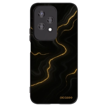 Picasee silikónový čierny obal pre Honor 200 Lite - Thunder